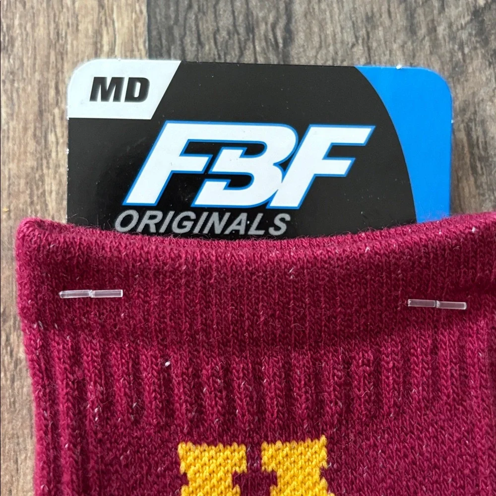 University of Minnesota Maroon and Gold Crew Socks NWT FBF Originals medium